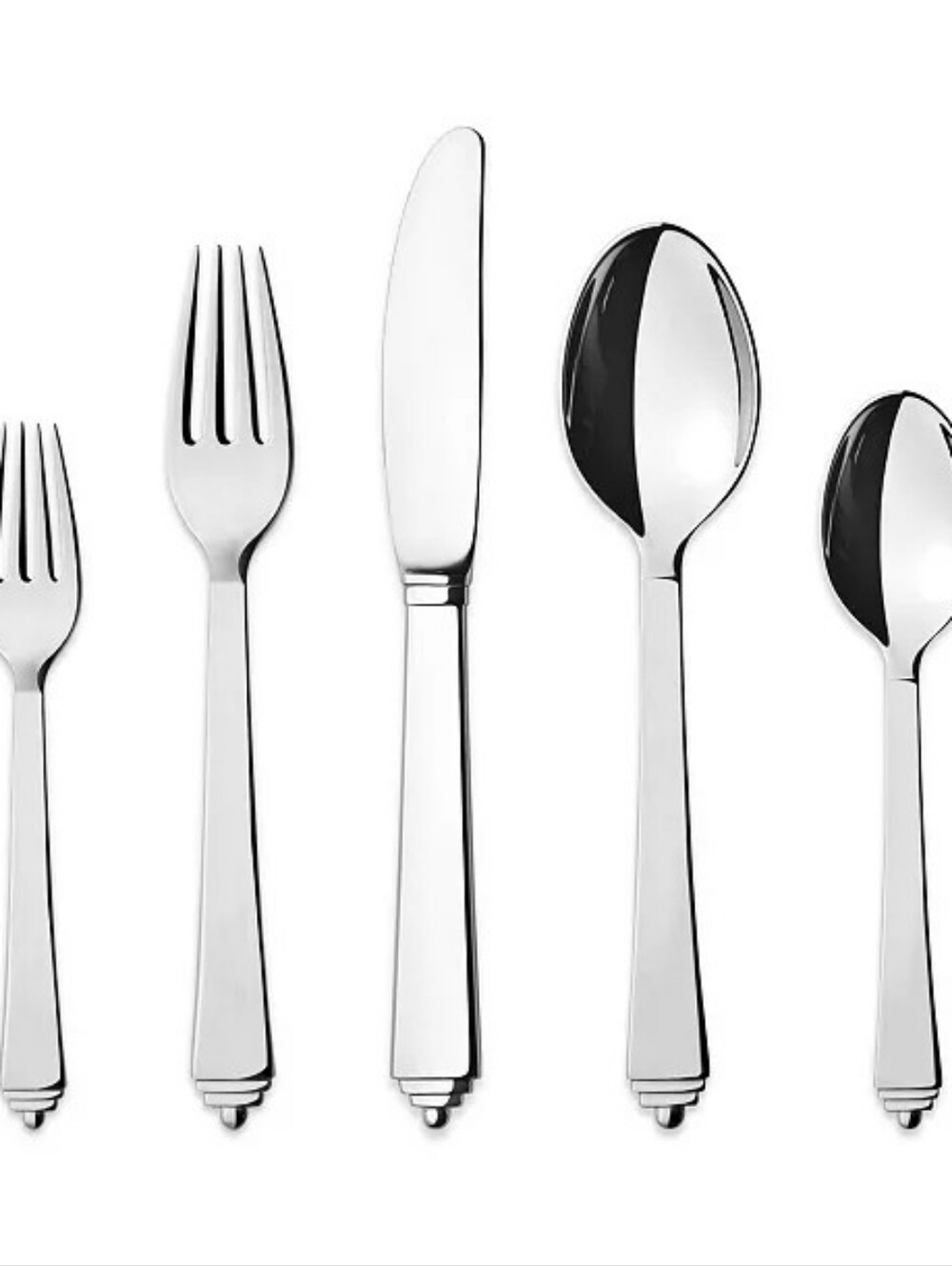 Georg Jensen Pyramid 5 Piece Place Setting